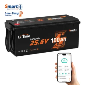 ⚡LiTime 24В 100Ач Bluetooth Low-Temp (Литиевый аккумулятор LiFePO4 с защитой от низких температур и глубоким циклом)